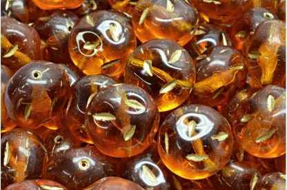 Moon Stone Bead 13x13mm (111-95079-13x11-10070-54302)