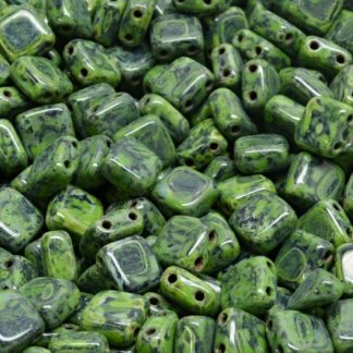 2 Holes Pressed Tile Beads 6x6mm (111-30516-06x06-23980-86800-33311)