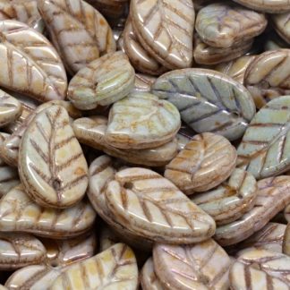 Elm Leaf Beads 14x9mm (111-00073-14x09-02010-65455)