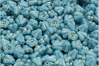 Bell Flower Beads 4x6mm (111-00240-04x06-63020-54302)