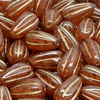 Drop Melon Beads 13x8mm (111-30283-13x08-71010-86800-54302)