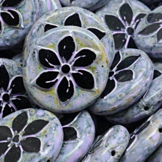 TCB Flower Coin Beads 18x18mm (991-99131-18x18-23980-86800-33305)