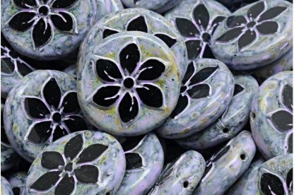 TCB Flower Coin Beads 18x18mm (991-99131-18x18-23980-86800-33305)