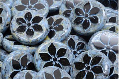 TCB Flower Coin Beads 18x18mm (991-99131-18x18-23980-86800-33308)