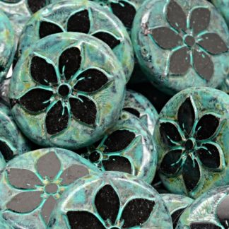TCB Flower Coin Beads 18x18mm (991-99131-18x18-23980-86800-33310)