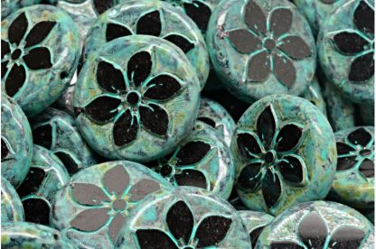 TCB Flower Coin Beads 18x18mm (991-99131-18x18-23980-86800-33310)