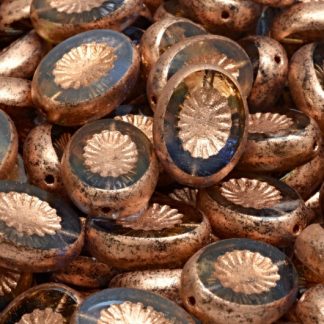 TCB Kiwi Beads 14x10mm (991-99105-14x10-TT004-04318)