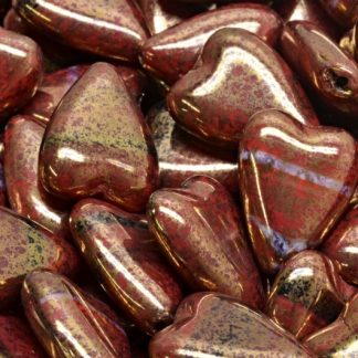 Heart Beads 16x13mm (111-40129-16x13-26907-15496)