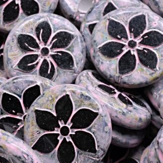 TCB Flower Coin Beads 18x18mm (991-99131-18x18-23980-86800-33304)