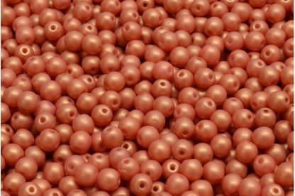 Round Druck Beads 4mm (111-19001-04x04-02010-241X8)