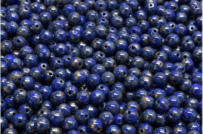 Round Druck Beads 4mm (111-19001-04x04-33050-43400)