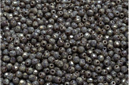 Firepolished Round Beads 3mm (151-19001-03x03-23050-43400)