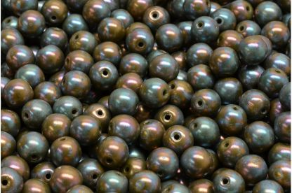Round Druck Beads 6mm (111-19001-06x06-53420-15001)