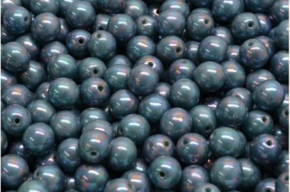 Round Druck Beads 6mm (111-19001-06x06-63130-15001)