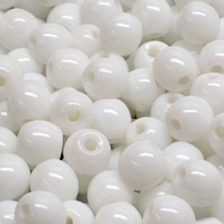 Round Druck Beads with BIG HOLE 2,0mm (111-19003-08x08-02010)