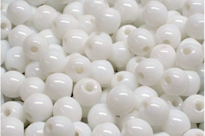 Round Druck Beads with BIG HOLE 2,0mm (111-19003-08x08-02010)