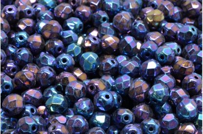 Firepolished Round Beads 6mm (151-19001-06x06-23980-21405)