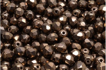 Firepolished Round Beads 6mm (151-19001-06x06-23980-14435)