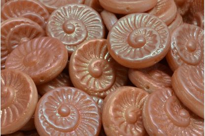Fossil Shell Beads 18x18mm (111-95021-18x18-02010-29123)