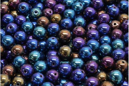 Round Druck Beads 6mm (111-19001-06x06-23980-21405)