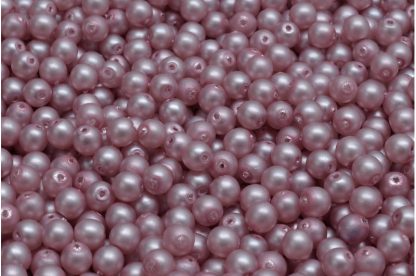 Round Druck Beads 4mm (111-19001-04x04-02010-70526)